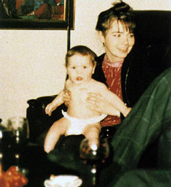 Bj&ouml;rk & Sindri 1986 (photo: The Sun)