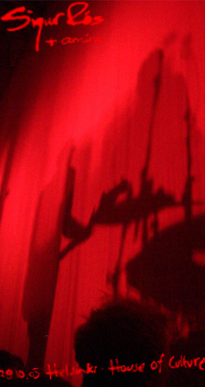 Sigur R&oacute;s + Amina live at House of Culture, Helsinki, Finland 29.10.2005